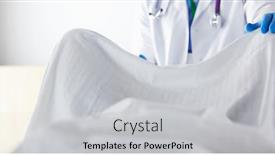  Presentation with male nurse - Slides with male-obstetrician-and-scrubs-nurse background and a light gray colored foreground