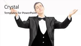  Presentation with orchestra conductor - Presentation theme featuring patriotic - woman hands hold japan japanese background and a lemonade colored foreground