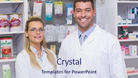  Presentation with smiling kids at summer camp - PPT theme enhanced with male pharmasict - team of pharmacists smiling background and a  colored foreground