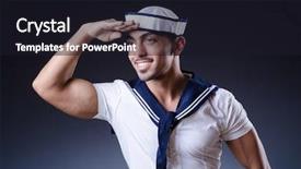  Presentation with shooting - Amazing PPT layouts having sport fitness teamwork bodybuilding and people concept - man and personal trainer with barbell flexing muscles in gym backdrop and a tawny brown colored foreground