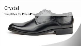 Presentation with fashion shoes - Beautiful theme featuring male shoes in fashion concept backdrop and a white colored foreground