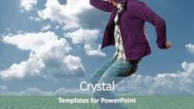  Presentation with michael jackson - Colorful presentation design enhanced with dancer dance like michael jackson backdrop and a seafoam green colored foreground