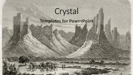  Presentation with mountains - PPT theme with mali - hombori mountains old view created background and a  colored foreground