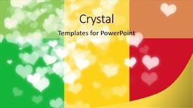  Presentation with mali empire - Slides with mali flag background and a blonde colored foreground