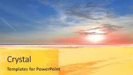  Presentation with sunrise - Beautiful presentation featuring malibu - sunrise on dandy beach backdrop and a yellow colored foreground