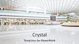  Presentation with interior - Amazing PPT theme having mall asia - interior of shoppingmall backdrop and a  colored foreground