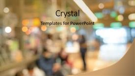  Presentation with middle east dubai mall shopping - Cool new slides with mall shallow depth of focus backdrop and a  colored foreground