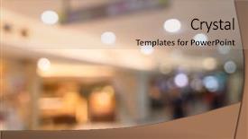  Presentation with abstract art - Slides consisting of mall shallow depth of focus background and a coral colored foreground