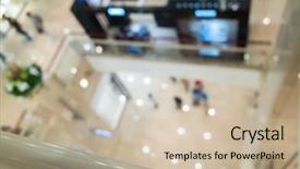  Presentation with abstract art - Amazing slide set having mall shallow depth of focus backdrop and a soft green colored foreground