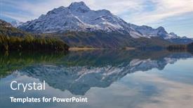  Presentation with region - Beautiful theme featuring maloja-region-collection-of-beatiful backdrop and a ocean colored foreground