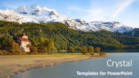  Presentation with connecting - Presentation design enhanced with maloja-region-collection-of-beatiful background and a gray colored foreground
