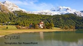  Presentation with connecting - Amazing presentation having maloja-region-collection-of-beatiful backdrop and a gold colored foreground