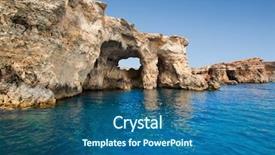  Presentation with hydrologic sea level rise - Amazing slides having malta cliffs at sea level backdrop and a  colored foreground