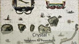  Presentation with indonesia map - Slide set enhanced with maluku island old map created background and a light gray colored foreground