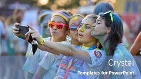  Presentation with color run - Audience pleasing PPT layouts consisting of mamaia-constanta-romania-august-1 backdrop and a  colored foreground
