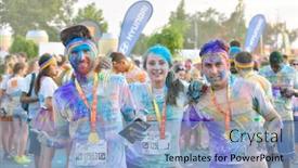  Presentation with color run - 