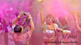  Presentation with color run - 