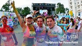  Presentation with color run - 
