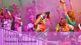  Presentation with color run - 