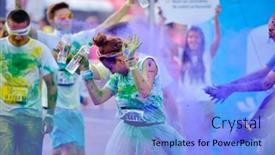  Presentation with color run - 