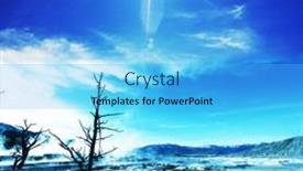  Presentation with hot spring - Beautiful PPT layouts featuring mammoth-hot-spring backdrop and a light blue colored foreground