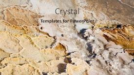  Presentation with yellowstone - PPT layouts featuring mammoth-hot-springs background and a coral colored foreground