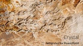  Presentation with yellowstone - PPT layouts with mammoth-hot-springs background and a coral colored foreground