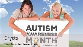  Presentation with whiteboard - Slide deck with man and cute woman pointing on a whiteboard against field and sky background and a light gray colored foreground