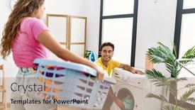  Presentation with clothes washing machine - 