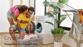  Presentation with clothes washing machine - 