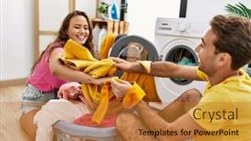  Presentation with clothes washing machine - 