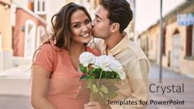  Presentation with man and woman divorce drawing - Presentation theme having man-and-woman-couple-holding background and a  colored foreground