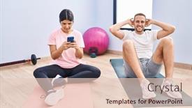  Presentation with exercise sport - 