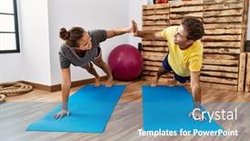  Presentation with exercise sport - 