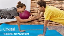  Presentation with exercise sport - 