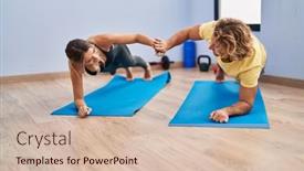  Presentation with exercise sport - 