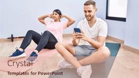  Presentation with exercise sport - 