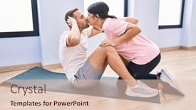  Presentation with exercise sport - 