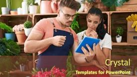  Presentation with flower woman - 