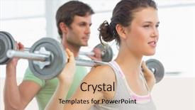  Presentation with man vs woman - Beautiful PPT theme featuring tea in a cup green backdrop and a soft green colored foreground.