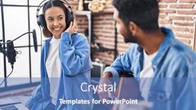  Presentation with classical music - PPT theme having man-and-woman-musicians-playing background and a teal colored foreground