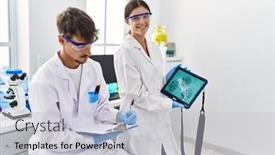  Presentation with embryo - PPT layouts with man-and-woman-partners-wearing background and a  colored foreground