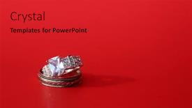  Presentation with wedding rings - Amazing theme having man-and-woman-s-wedding backdrop and a red colored foreground