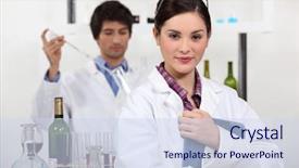  Presentation with man joined woman - Beautiful PPT theme featuring man and woman testing wine backdrop and a  colored foreground