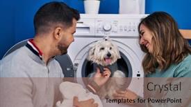  Presentation with clothes washing machine - 