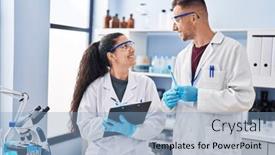  Presentation with test tube laboratory - 