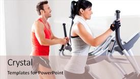  Presentation with trainer - Slide set featuring two sister eating ici-cream in front of ocean background and a light gray colored foreground