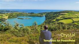  Presentation with west cork - Presentation design having man-at-the-lake-hyne background and a tawny brown colored foreground