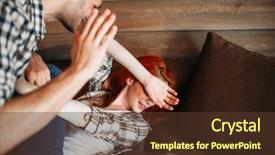  Presentation with domestic violence - Amazing slides having man beats woman domestic violence backdrop and a tawny brown colored foreground