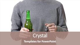  Presentation with drink and driving - Colorful PPT layouts enhanced with don't drink and drive backdrop and a coral colored foreground